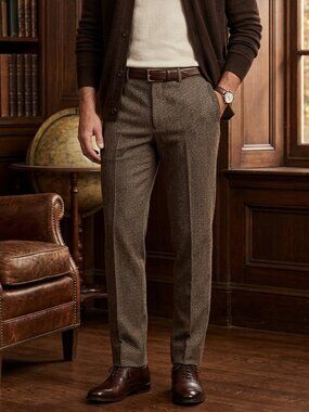 ASOS Patterned Dress Pants Slacks Wool Blend S254 NWOT